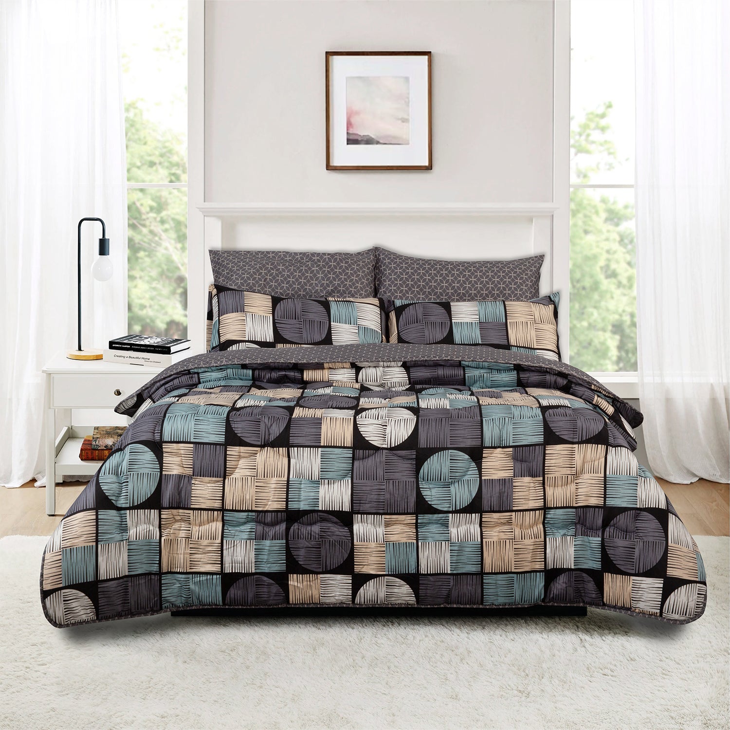 Duvet Microfiber On Bed