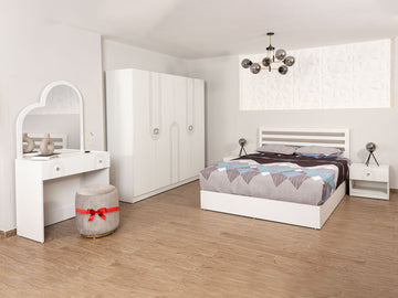 White Master Bedroom