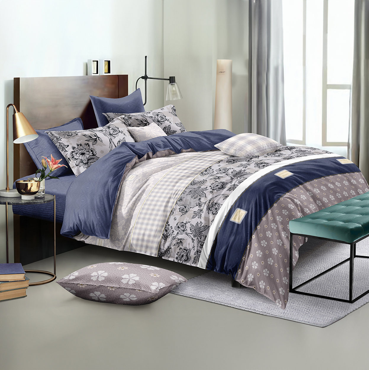 Coverlet Poly Cotton 4164