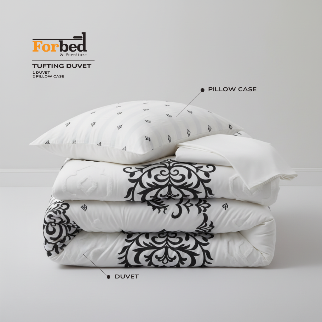مفرش لحاف Tufting Damask