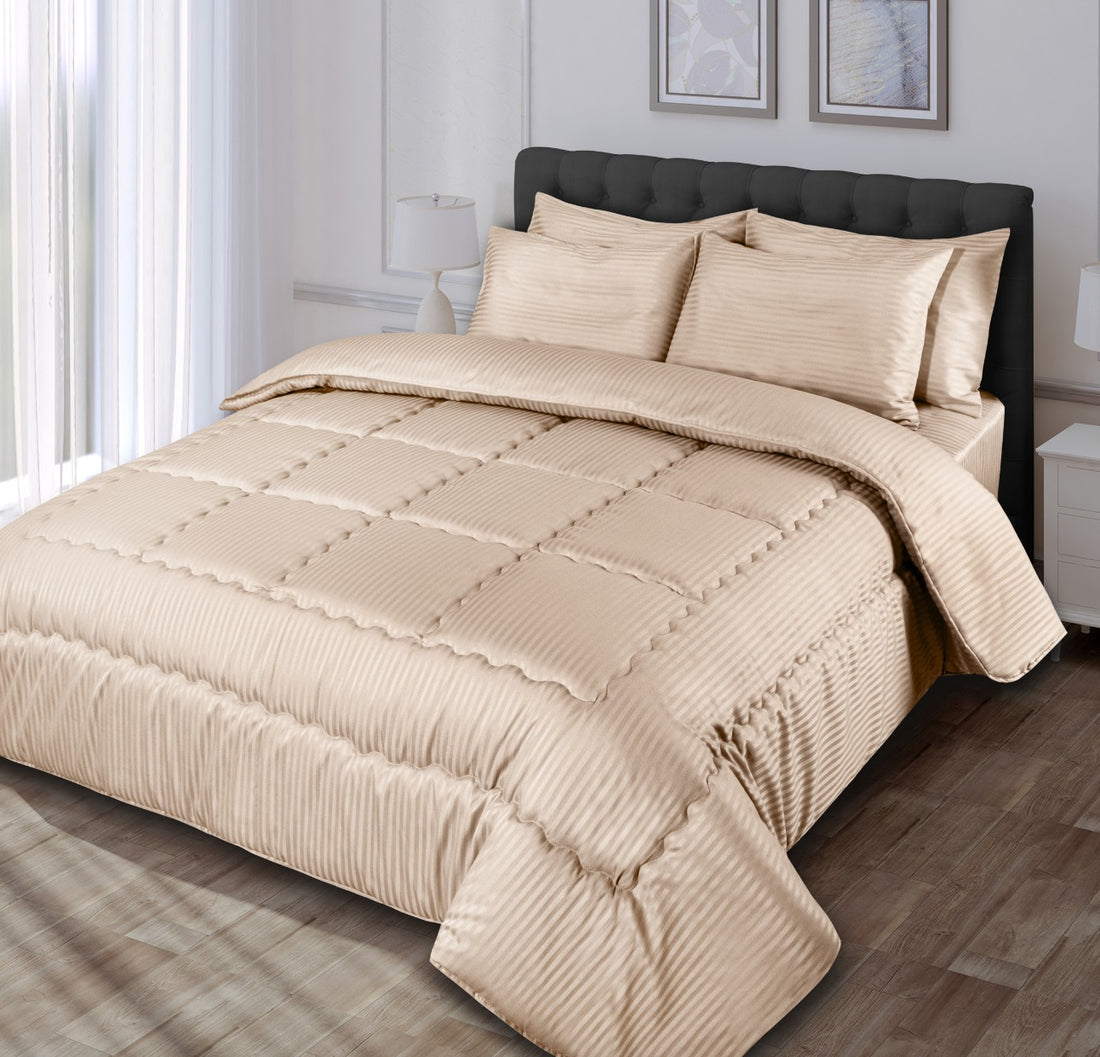 Duvet Striped Microfiber