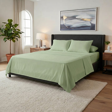 Bedsheet Plain Microfiber Pistage