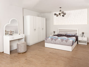 White Master Bedroom